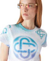 Halftone Logo T-Shirt Dress