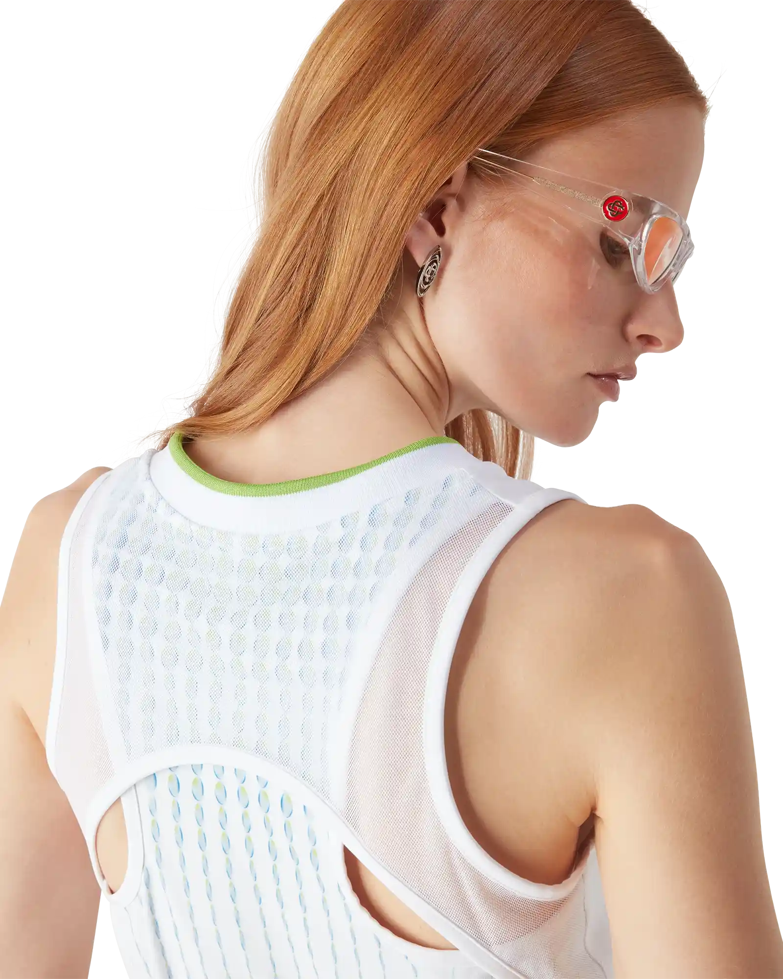 Tennis Printed Racer Dress