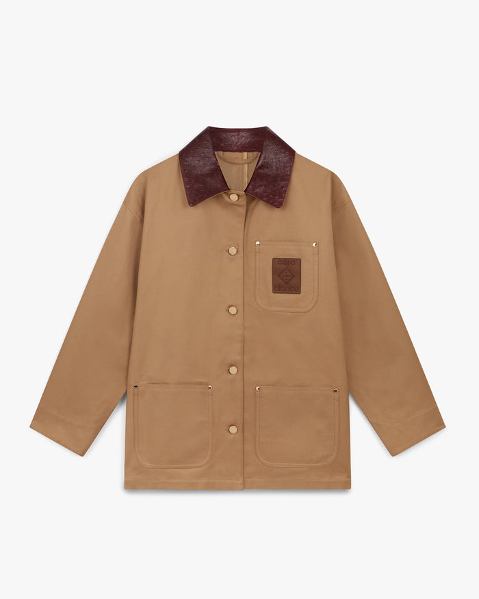 Beige Workwear Jacket