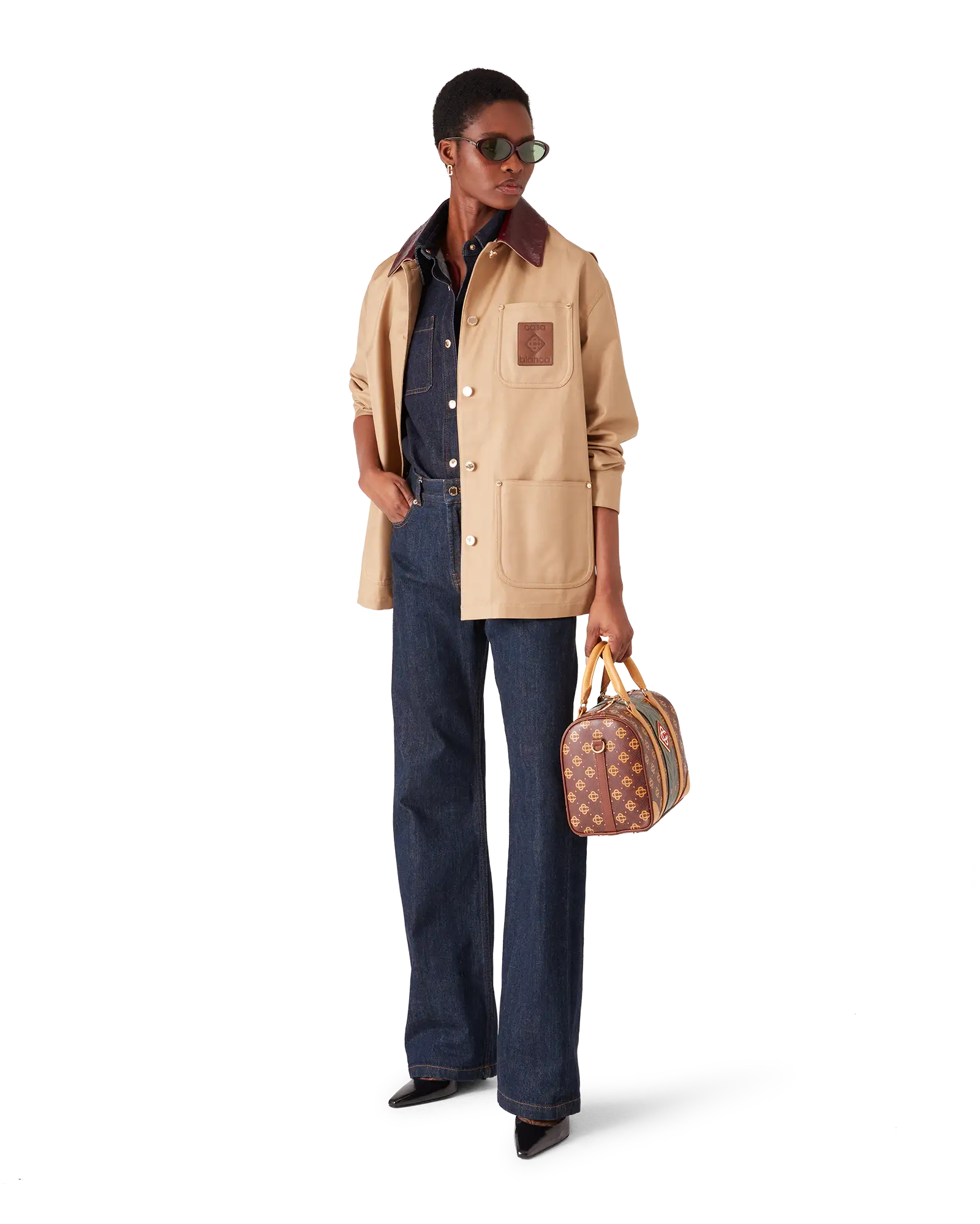 Beige Workwear Jacket