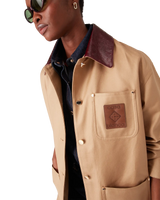 Beige Workwear Jacket