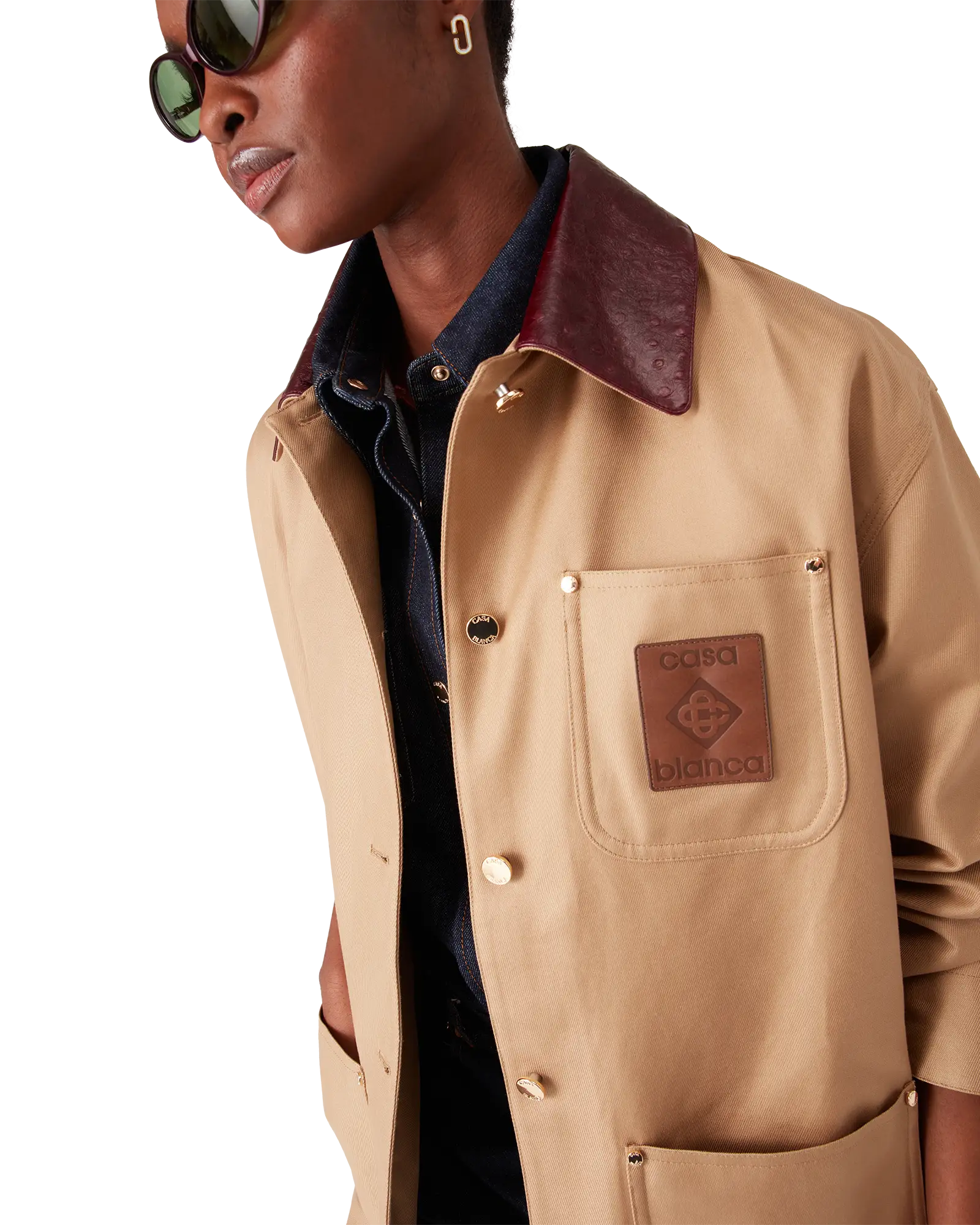 Beige Workwear Jacket