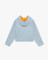 Blue Monogram Wool Hooded Sweatshirt