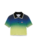 Gradient Short Sleeve Polo Shirt