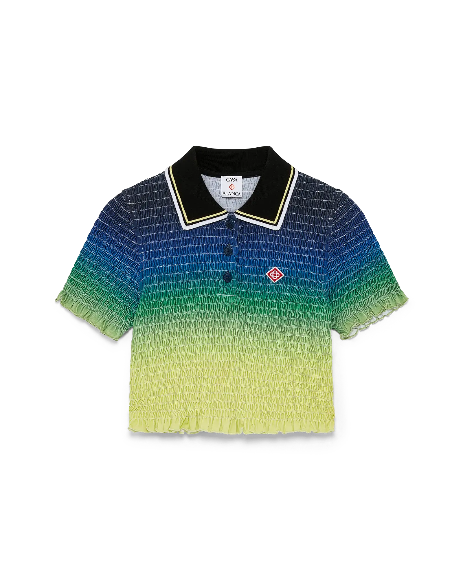 Gradient Short Sleeve Polo Shirt