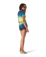 Gradient Short Sleeve Polo Shirt