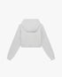 Grey Stacked Logo Hooded Sweatshirt