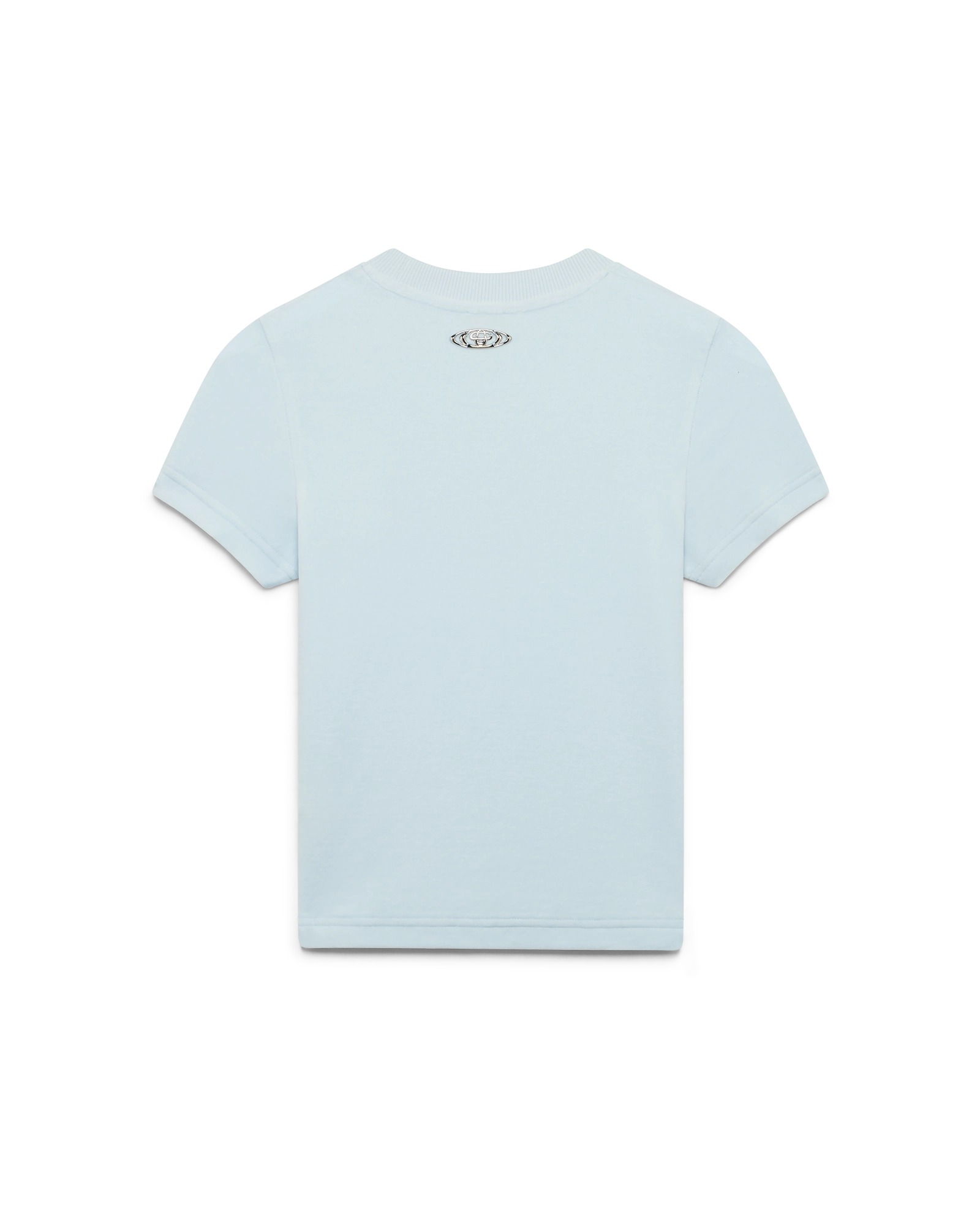 T-shirt à manches courtes en velours pour femme