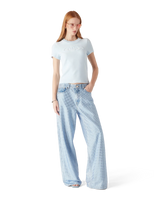 Womens Velour Short Sleeve T-Shirt