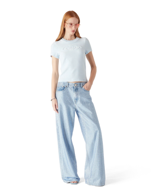 Womens Velour Short Sleeve T-Shirt