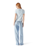 Womens Velour Short Sleeve T-Shirt