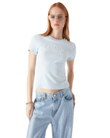 Womens Velour Short Sleeve T-Shirt