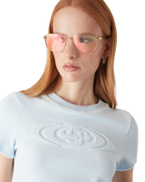 Womens Velour Short Sleeve T-Shirt