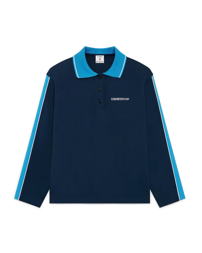 Punto Polo Collared Sweatshirt