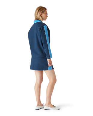 Punto Polo Collared Sweatshirt