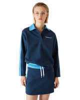 Punto Polo Collared Sweatshirt