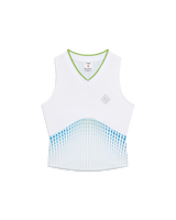 Tennis Printed Racer Top