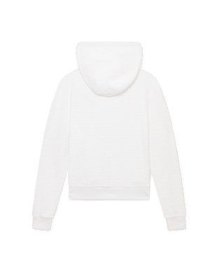 Waves Monogram Towelling Zip-Up Hooded Sweatshirt