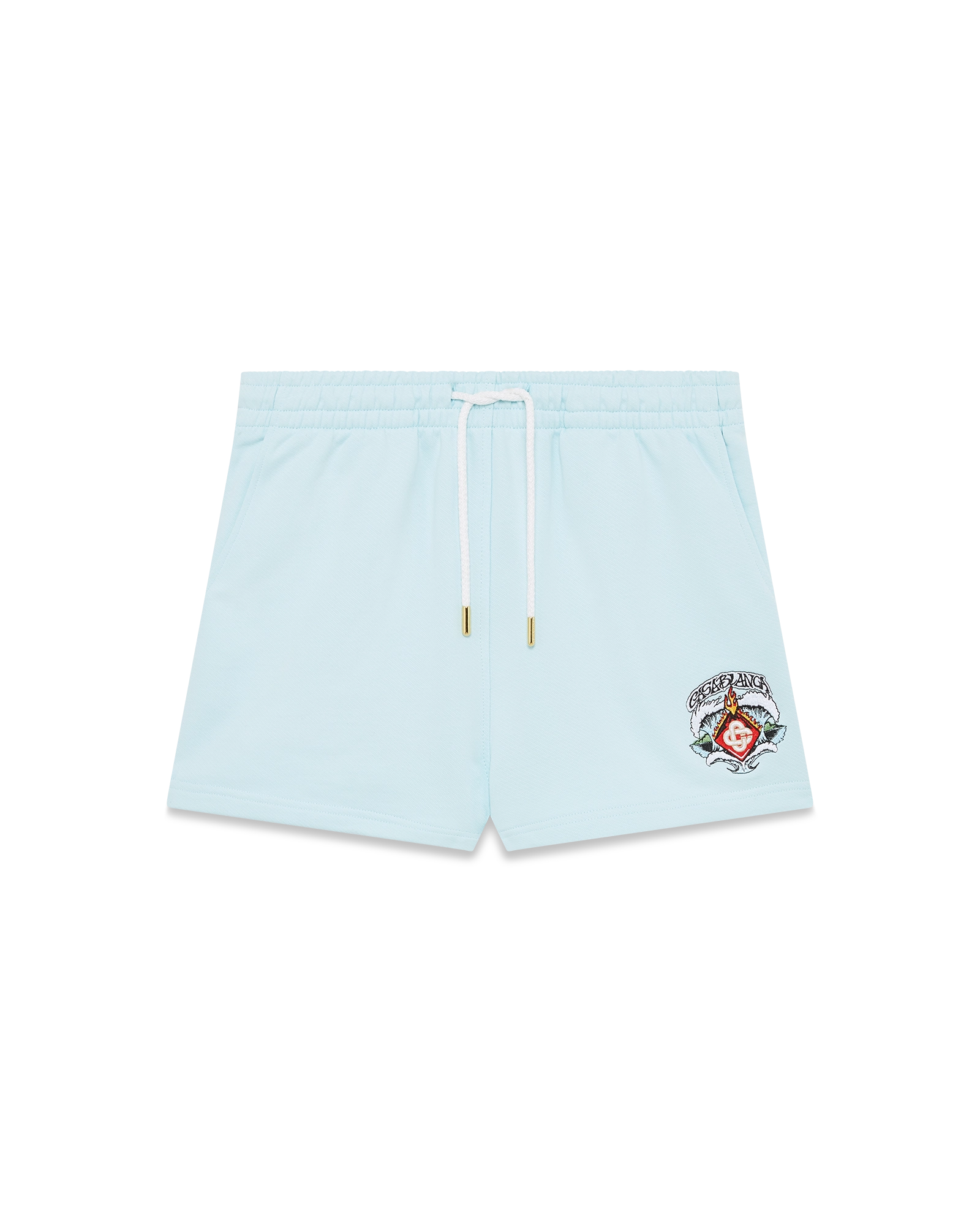 Pale Blue Waves Sweatshorts