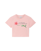 Orchid Logo Cropped Baby Tee