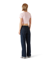 Orchid Logo Cropped Baby Tee