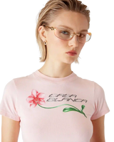 Orchid Logo Cropped Baby Tee