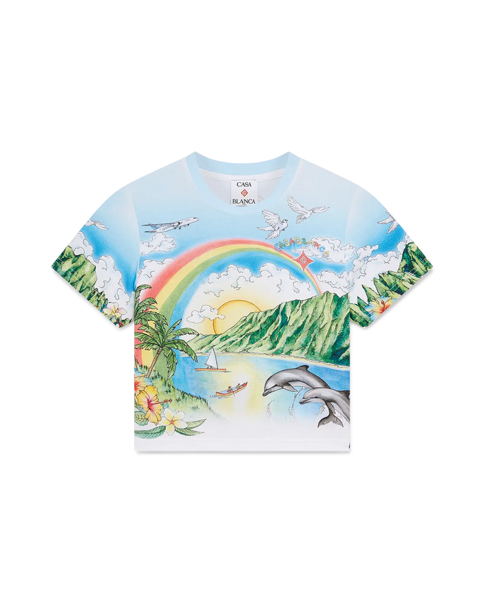 Aloha Cropped Baby Tee