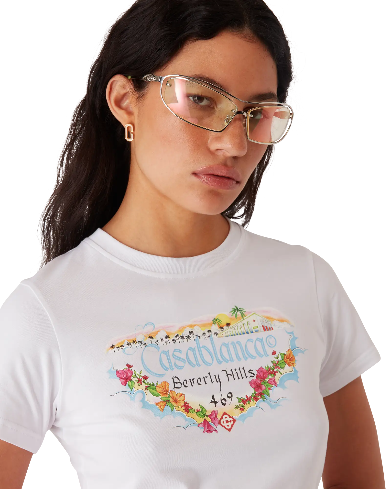 Los Angeles Store Cropped Baby Tee