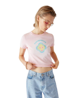 Airbrush Smiley Fitted Short Sleeve T-Shirt