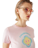 Airbrush Smiley Fitted Short Sleeve T-Shirt