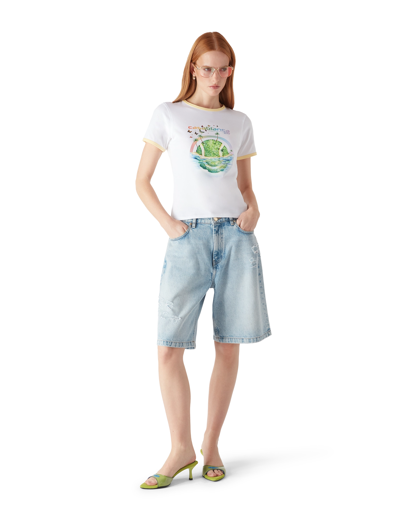 Beyond Destiny Longline Ringer Short Sleeve Tee