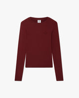 Burgundy Long Sleeve T-Shirt