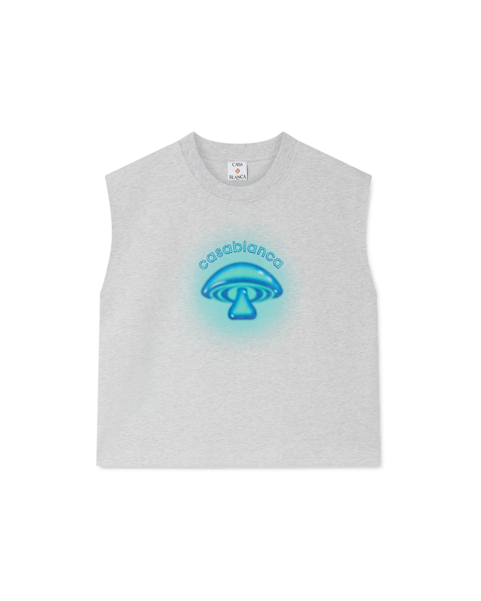 Airbrush Mushroom Sleeveless T-shirt