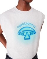 Airbrush Mushroom Sleeveless T-shirt
