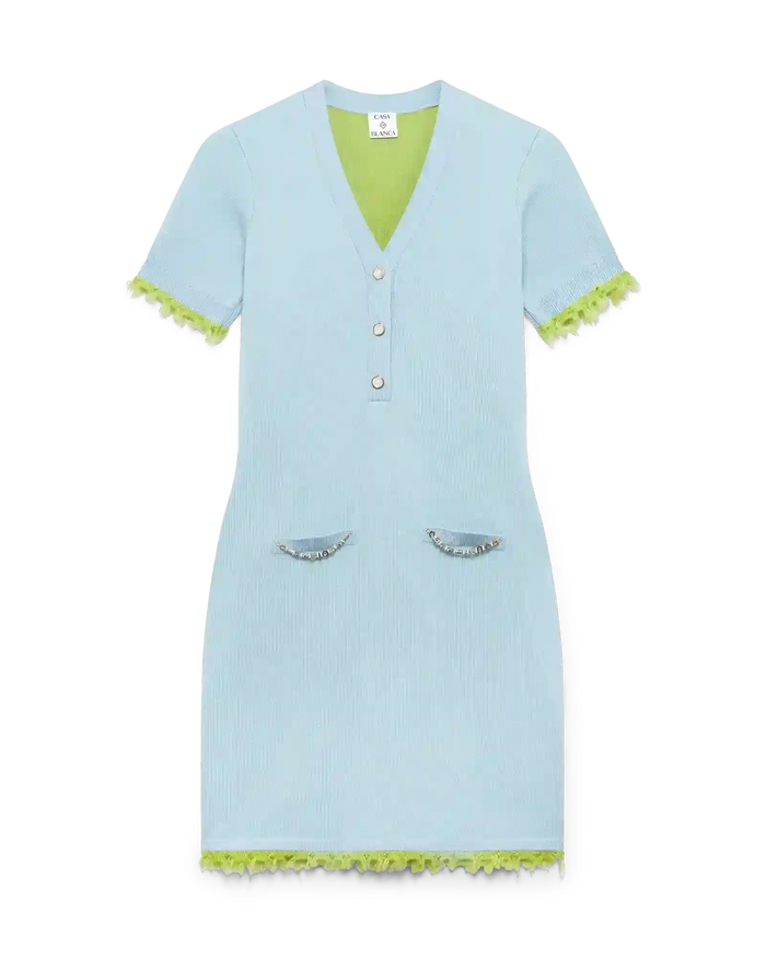 Double Face Merino Mini Dress