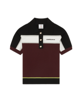 Striped Short Sleeve Polo Shirt