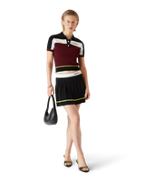 Striped Short Sleeve Polo Shirt