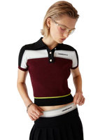 Striped Short Sleeve Polo Shirt