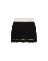 Striped Pleated Skirt