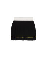 Striped Pleated Skirt
