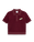 Burgundy Jacquard Polo Shirt