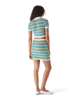 Stripe Short Sleeve Polo Shirt