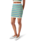 Stripe Mini Skirt
