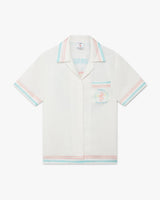 Dance Joy Short Sleeve Silk Shirt
