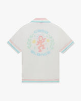 Dance Joy Short Sleeve Silk Shirt