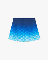 Orchid Monogram Silk Pleated Mini Skirt