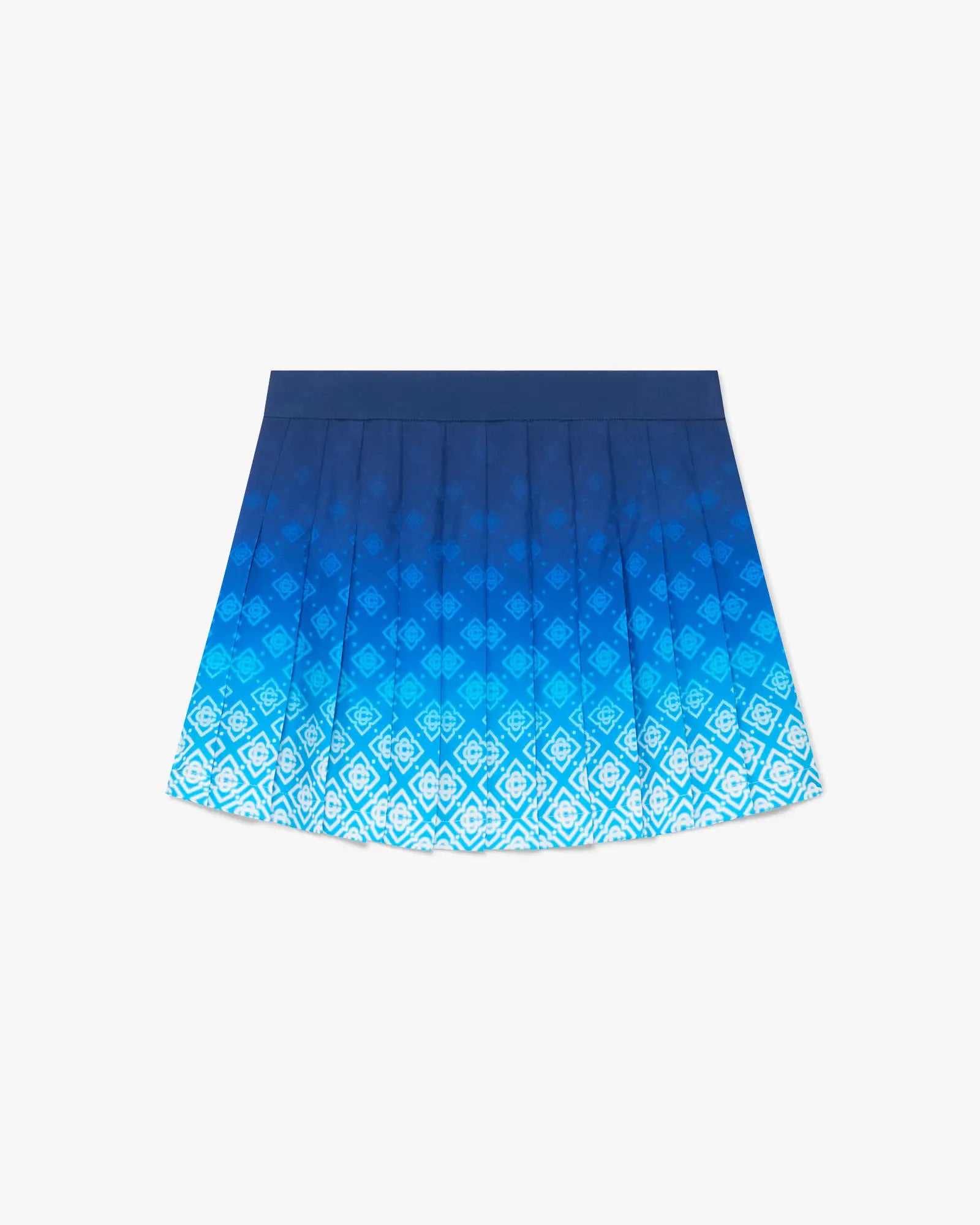 Orchid Monogram Silk Pleated Mini Skirt