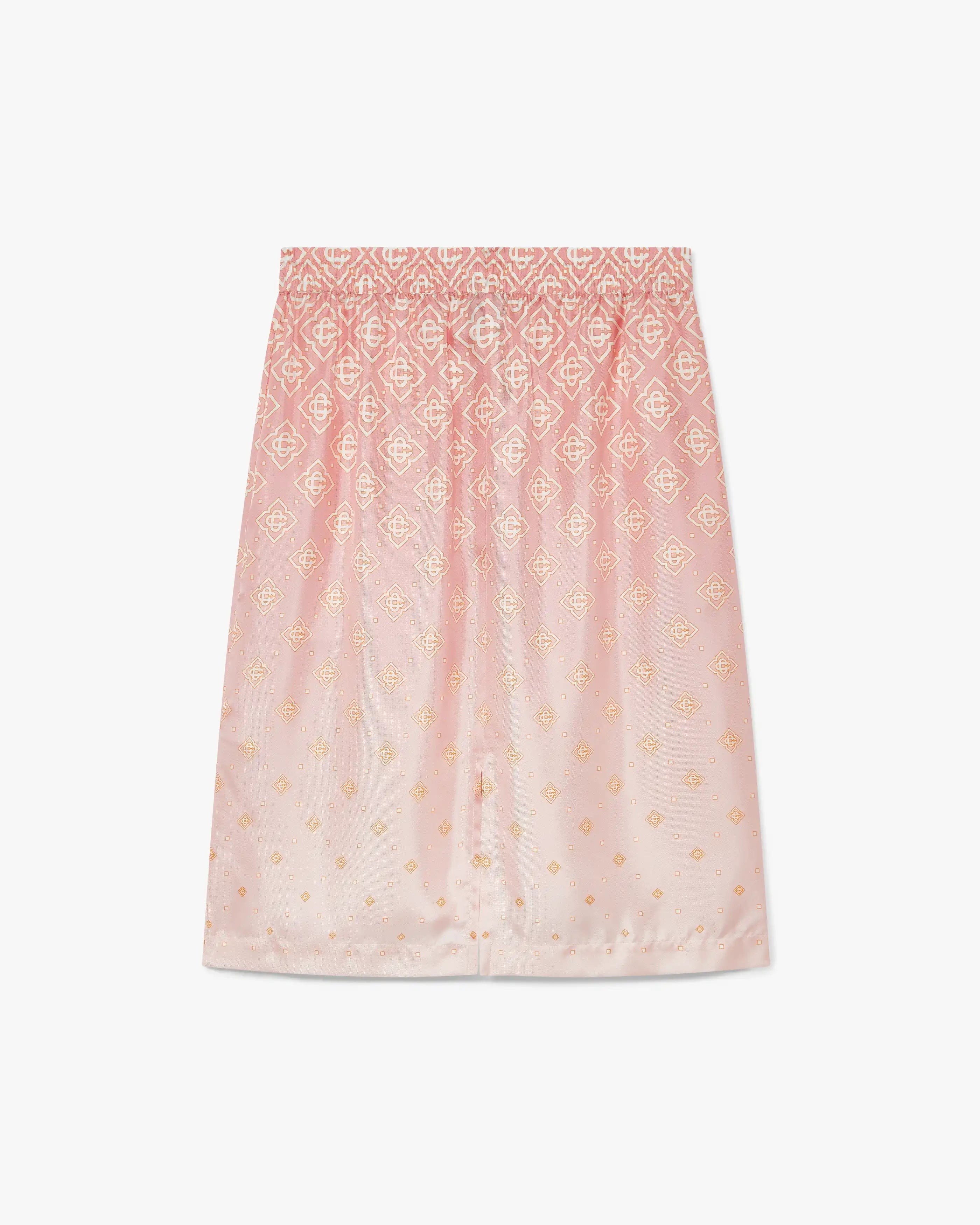 Monogram Degrade Silk Skirt