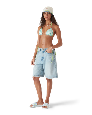 Wavy Monogram Bikini Top