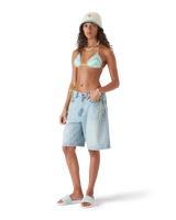 Wavy Monogram Bikini Top